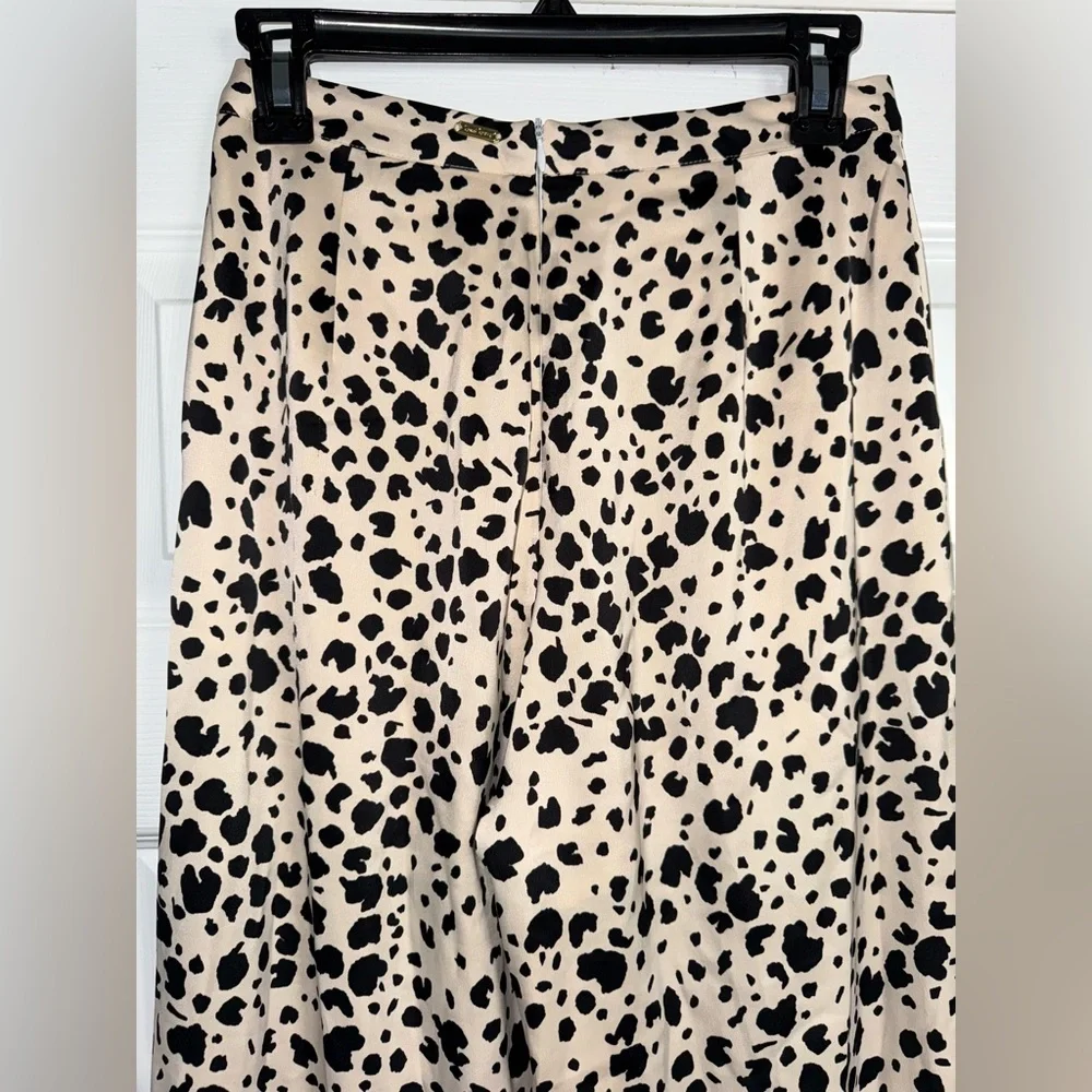 BEACH BUNNY SET Leopard Print Ramsey Slit Leg Wide Pant + Eastyn Tie Tank Top SM - Picture 12 of 16